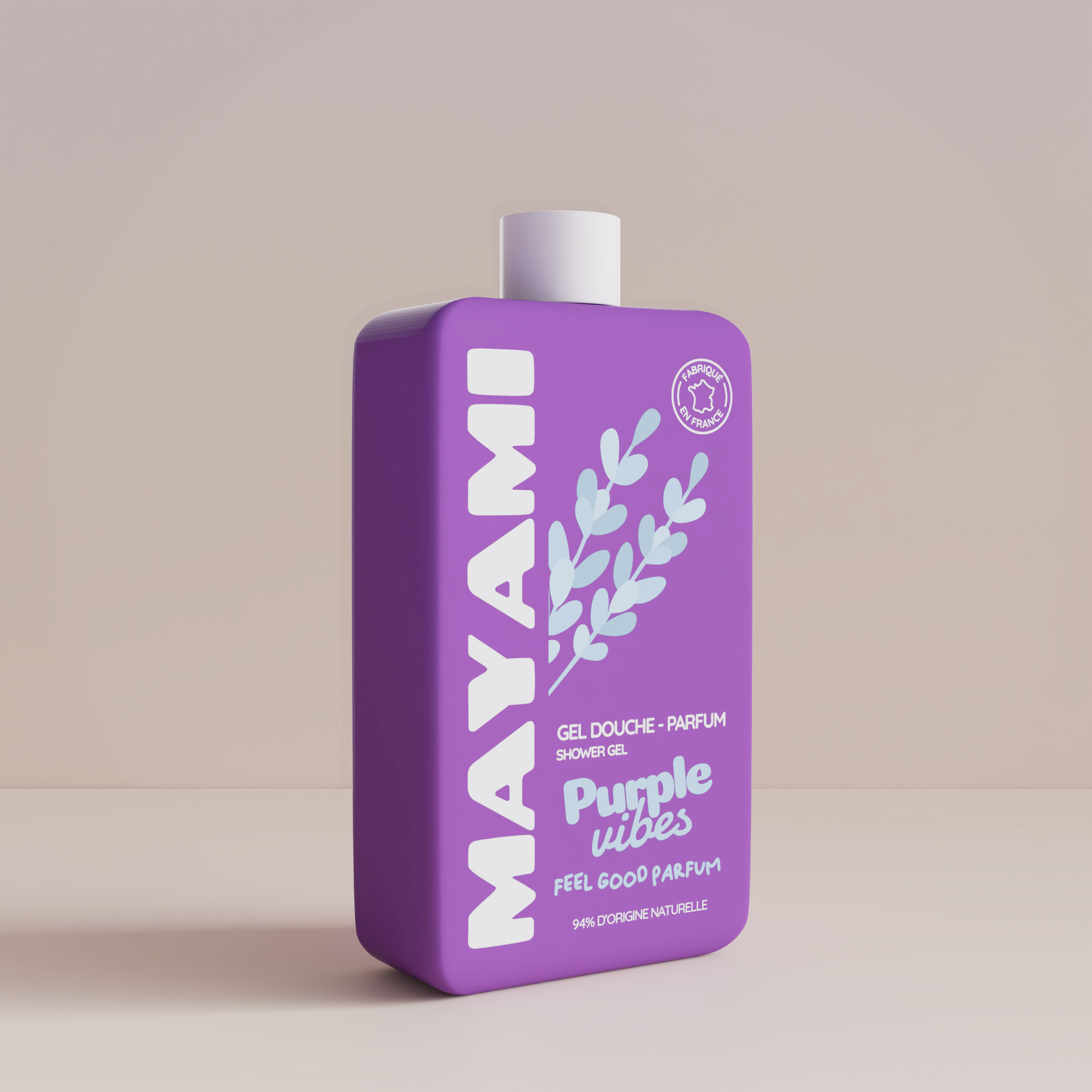 Gel douche parfum PURPLE VIBES 300 ml